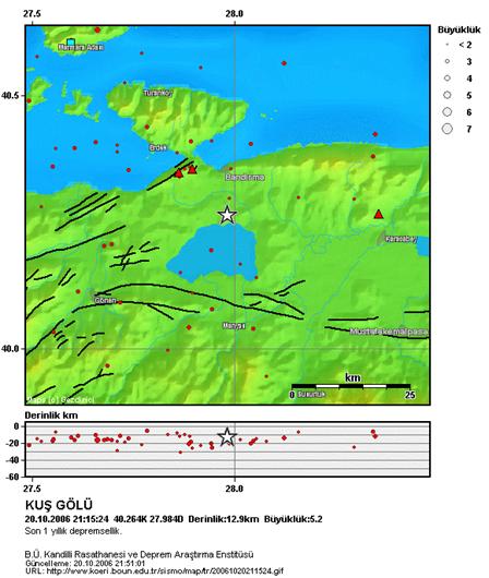 KUŞ GÖLÜ 20.10.2006 21:15:24 D:12.9km M:5.2